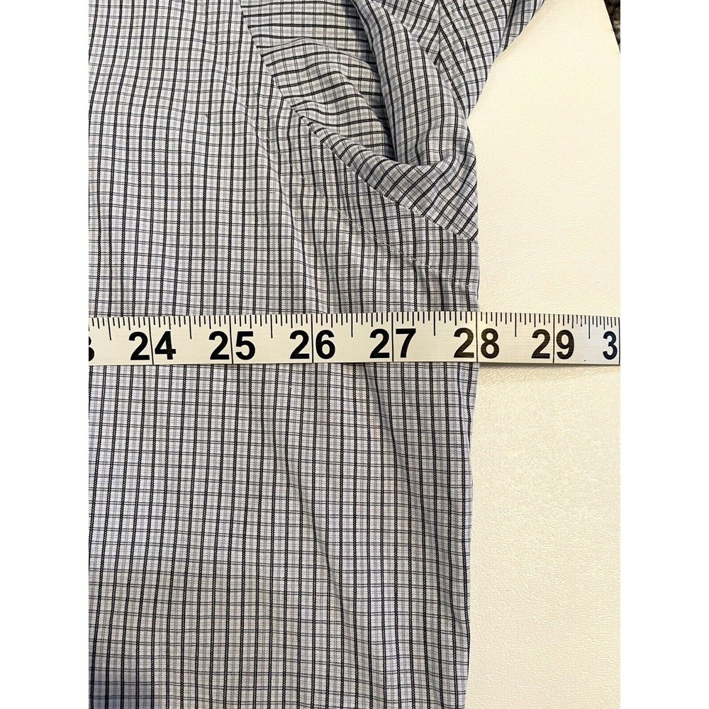 Ralph Lauren Shirt Mens Sz XL Button Front Blake Long Sleeve Cotton Blue Check - Picture 4 of 5